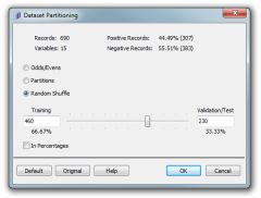 Data partitions.