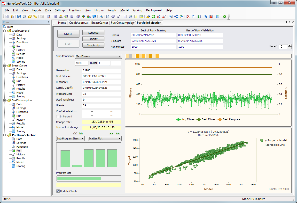 Gepsoft GeneXproTools - Data Modeling & Analysis Software